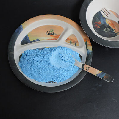 Substância não perigosa. Pó de melamina pura. Polimerização perigosa não ocorrerá. Usado na produção de revestimentos e adesivos.