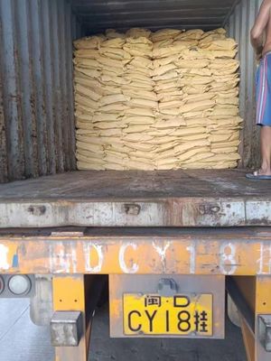 a melamina 700-1000kg/M3 pura pulveriza o pacote de C3H6N6 25kg/Bag