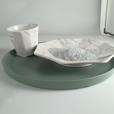 Pó químico Cyanurotriamide da resina de melamina da categoria para cerâmico de imitação