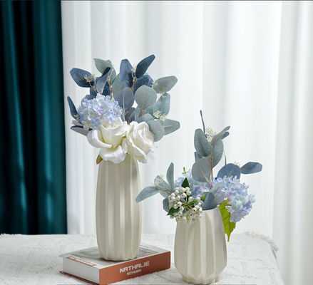 Vaso de cerâmica suave e pequeno Para estantes de mesa modernos Salas de estar Banheiro