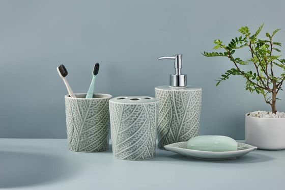 Conto de banheiro durável 4pcs Dispensador de sabão de bomba manual