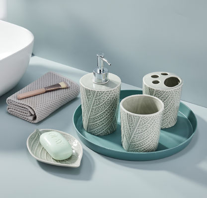 Conto de banheiro durável 4pcs Dispensador de sabão de bomba manual