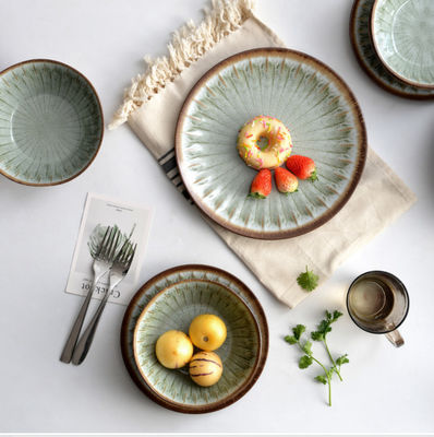 Placas e tigelas para festas 12pc Melamina Servidores de jantar