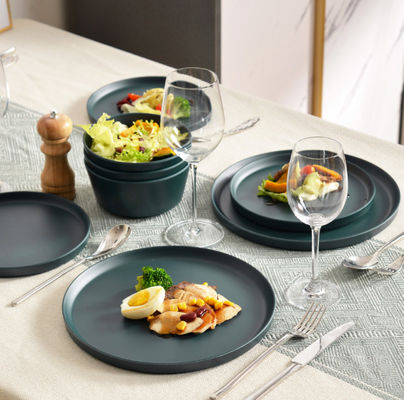 Telas e tigelas Melamina Servidores de mesa de jardim Não quebráveis