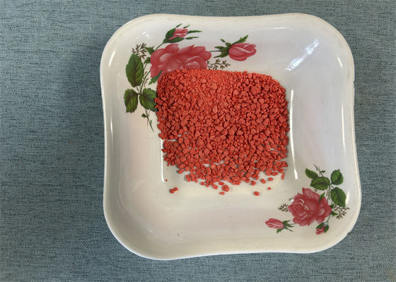 Granulados de melamina resistentes ao fogo com baixo teor de formaldeído