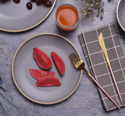 Conjunto de prato de jantar de melamina resistente ao calor Gufaith 12 Pcs