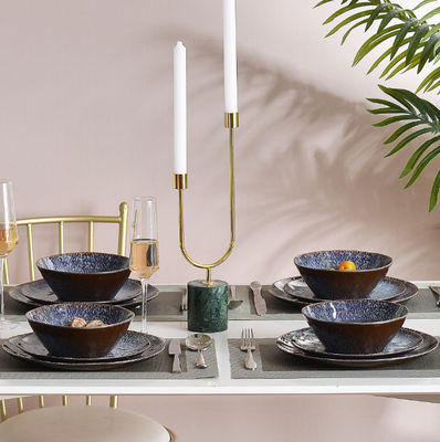 Gufaith 12 Pcs Melamina Servidores de Mesa Conjunto Para Festa