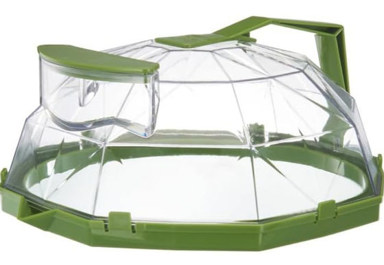 Finíssimo Micro-ondas Nice Splatter Cover Food Kitchen Gadgets 10 polegadas com alça