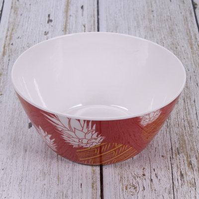 3PCS Red Melamine Dinnerware Set para acampamento interior uso exterior cozinha