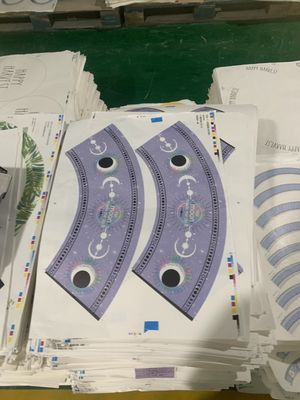 Papel de decal de melamina de resina 100% espesso personalizado para louça de melamina