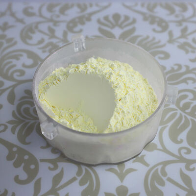 GUFAITH Amarelo 100% Melamina Grau Alimentício Resina de formaldeído de melamina Matéria-prima para Louças Composto de Moldagem de Melamina Fluxo Estável Excelente
