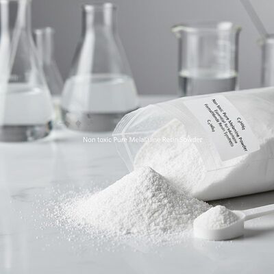 Melamina pura em pó não tóxica Fórmula molecular C3H6N6 Matéria-prima essencial para a síntese de resina de formaldeído de melamina