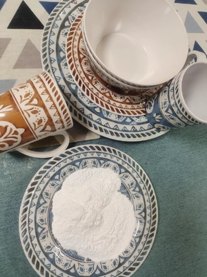 Melamina pura em pó de moldagem para pratos de jantar