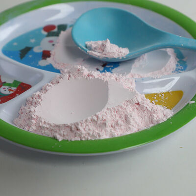 Pó de Melamina Rosa GUFAITH Grau Alimentício Resina de Formaldeído de Melamina Matéria-Prima para Louças Composto de Moldagem de Melamina Cor Estável Excelente Fluxo